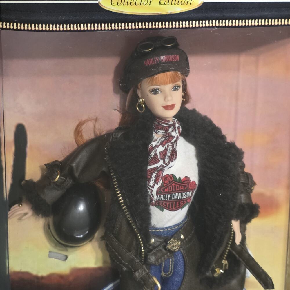 Harley-Davidson Barbie Doll Redhead 1999 Collector Edition Mattel NEW Sealed